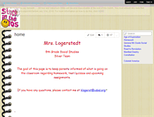 Tablet Screenshot of klogerstedt.wikispaces.com