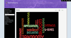 Desktop Screenshot of bloomstheory.wikispaces.com