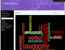 Tablet Screenshot of bloomstheory.wikispaces.com