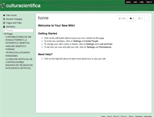 Tablet Screenshot of culturacientifica.wikispaces.com