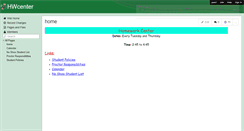 Desktop Screenshot of hwcenter.wikispaces.com