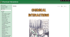 Desktop Screenshot of chemical-interactions.wikispaces.com