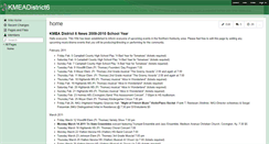Desktop Screenshot of kmeadistrict6.wikispaces.com