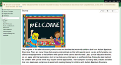 Desktop Screenshot of literacyandautism.wikispaces.com