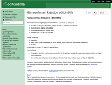 Tablet Screenshot of editointitila.wikispaces.com