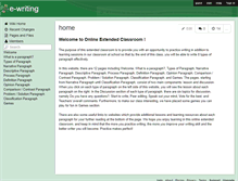 Tablet Screenshot of e-writing.wikispaces.com