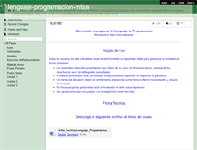 Tablet Screenshot of lenguaje-programacion-mtaa.wikispaces.com