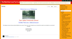 Desktop Screenshot of buffalonarrowstwinlakesschool.wikispaces.com