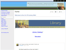 Tablet Screenshot of is278library.wikispaces.com