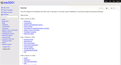 Desktop Screenshot of intc5001.wikispaces.com