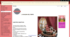 Desktop Screenshot of lamaquinadeltiempo.wikispaces.com