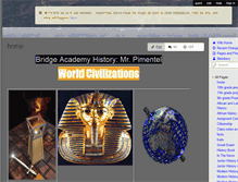 Tablet Screenshot of bridgeacademyhistory.wikispaces.com