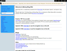 Tablet Screenshot of bishopblogs.wikispaces.com