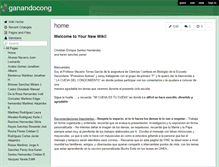 Tablet Screenshot of ganandocong.wikispaces.com