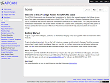 Tablet Screenshot of apcan.wikispaces.com