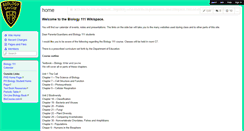 Desktop Screenshot of biology111.wikispaces.com