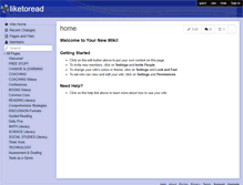 Tablet Screenshot of liketoread.wikispaces.com