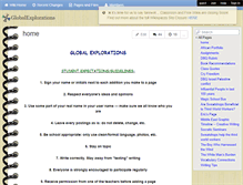 Tablet Screenshot of globalexplorations.wikispaces.com