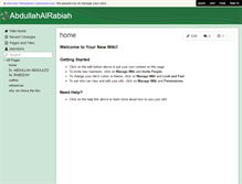 Tablet Screenshot of abdullahalrabiah.wikispaces.com