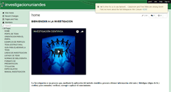 Desktop Screenshot of investigacionuniandes.wikispaces.com