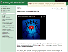 Tablet Screenshot of investigacionuniandes.wikispaces.com