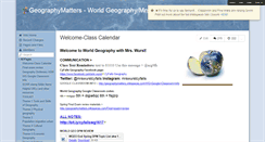 Desktop Screenshot of geographymatters.wikispaces.com