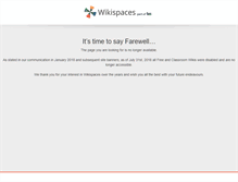 Tablet Screenshot of mrfreemansclass.wikispaces.com