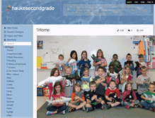 Tablet Screenshot of haukesecondgrade.wikispaces.com
