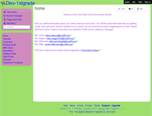 Tablet Screenshot of dev-1stgrade.wikispaces.com