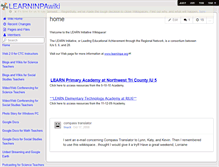 Tablet Screenshot of learninpawiki.wikispaces.com