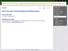 Tablet Screenshot of civilisations.wikispaces.com