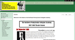 Desktop Screenshot of collegiateacademytheatre.wikispaces.com