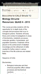 Mobile Screenshot of grade12biologycalc.wikispaces.com