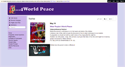 Desktop Screenshot of 4worldpeace.wikispaces.com