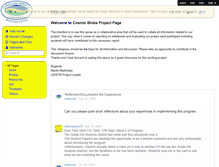 Tablet Screenshot of cosmicblobs.wikispaces.com