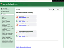 Tablet Screenshot of ahmedictlecturer.wikispaces.com