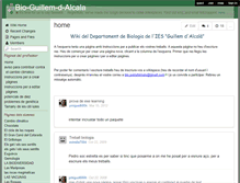 Tablet Screenshot of bio-guillem-d-alcala.wikispaces.com