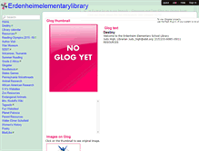 Tablet Screenshot of erdenheimelementarylibrary.wikispaces.com