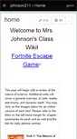 Mobile Screenshot of johnson211.wikispaces.com
