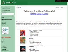 Tablet Screenshot of johnson211.wikispaces.com