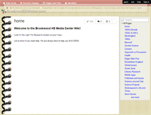 Tablet Screenshot of brookwoodhsmediacenter.wikispaces.com