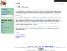 Tablet Screenshot of dafo.wikispaces.com