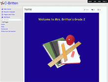 Tablet Screenshot of c-britten.wikispaces.com