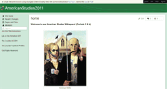 Desktop Screenshot of americanstudies2011.wikispaces.com