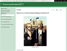 Tablet Screenshot of americanstudies2011.wikispaces.com