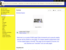 Tablet Screenshot of bca-grade-8.wikispaces.com
