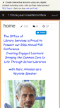 Mobile Screenshot of 11libraryservicesfallconference.wikispaces.com