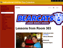 Tablet Screenshot of instructional-unit-for-the-outsiders.wikispaces.com
