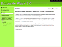 Tablet Screenshot of educacionfisica30.wikispaces.com