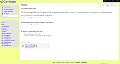Desktop Screenshot of cavallaro.wikispaces.com